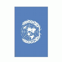 Vlajka OSN - na výšku