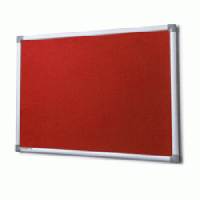 Textilná tabuľa - červená